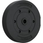 Zipro® Composiet Halterschijf 10kg Ø31 mm - Halter gewichten - Kunststof - Geschikt voor Krachttraining, Fitness, CrossFit & Functional Training - Sport Gewichten voor Thuis - Gewicht Schijf - Zwart