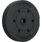Zipro® Composiet Halterschijf 5kg Ø31 mm - Halter gewichten - Kunststof - Geschikt voor Krachttraining, Fitness, CrossFit & Functional Training - Sport Gewichten voor Thuis - Gewicht Schijf - Zwart