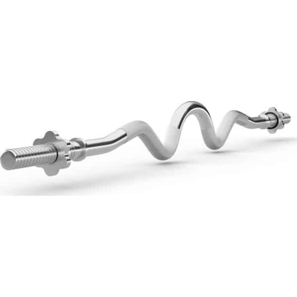 Zipro® Halterstang 120cm ⌀28mm- Curlstang - Schroefsluiting Star Lock - Curl bar - halters en gewichten - Geschikt voor Krachttraining, Fitness, CrossFit & Functional Training - Sport Gewichten voor Thuis