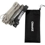 Zipro® Powerband Set 4 stuks - Weerstandsband - Resistance band set - Stretch elastiek - Sport Elastieken - Fitnessbands - Bands - Geschikt voor Krachttraining, Fitness, CrossFit & Functional Training