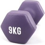 Zware Halterset Rubber Gecoat Gietijzer voor Krachttraining Fitness