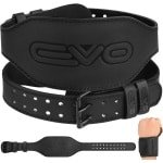 Zwart Gewichthefriem met Stevige Polsbanden voor Krachttraining en Bodybuilding