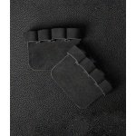 Zwarte Lifting Grips voor Krachttraining - Handbeschermers van Kunstleer - Comfortabel & Antislip - Geschikt voor Fitness, Crossfit & Gewichtheffen