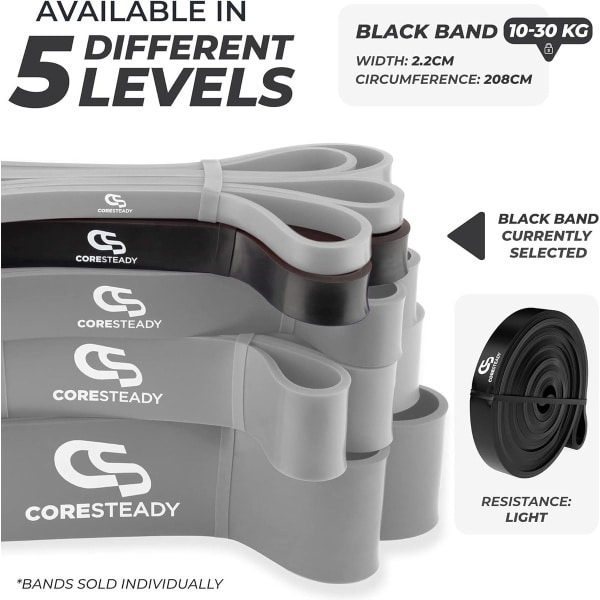 weerstandsbanden - Geassisteerde Optrekband - Trainingsbanden voor CrossFit - Powerlifting - Yoga - Stretchmobiliteit (één per aankoop) voor mannen en vrouwen