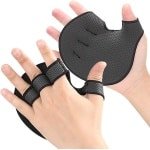 1 Paar Fitness Weightlifting Handschoenen met Vier Vingers - Fitness Grip Handschoenen - Vier Vinger Trainingshandschoenen - Krachttraining - Vingerbescherming voor Powerlifting - Pull-Ups