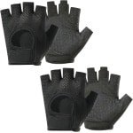 2 Pairs of Training Gloves voor Mannen en Vrouwen - Ademend Fitness Gloves - Sporthandschoenen voor Krachttraining, Fietsen, Gym, Oefeningen, Bodybuilding, Gewichtheffen