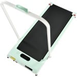 2 in 1 Loopband / Walking Pad - Groene Design & Opvouwbaar - Snelheid 1-6 km/h - Bluetooth Speaker & Kantoor Vriendelijk