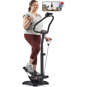 2-in-1 Power Stepper met Weerstandsbanden en Stuur - Cardio Fitness Trainingsapparaat