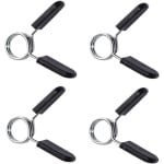4 Stuks Veerclips voor Halterstang 25 mm - Goede Grip voor Krachttraining