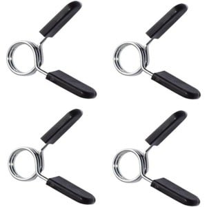 4 Stuks Veerclips voor Halterstang 25 mm - Goede Grip voor Krachttraining