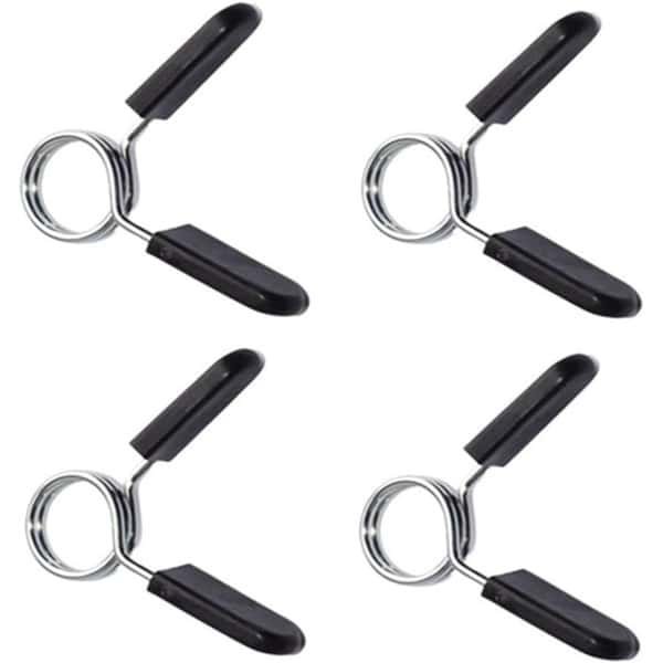 4 Stuks Veerclips voor Halterstang 25 mm - Goede Grip voor Krachttraining
