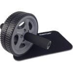 Ab Roller - Buikspierwiel - Abroller - Kleur: Zwart - Buikspieren Trainen - Rugspieren - Home Workout - Armspieren - Fitness Apparaten voor Thuis - Niet Elektrisch - Rebound Wheel - Full Body - Krachttraining - Buikspiertrainer - Hoge Kwaliteit