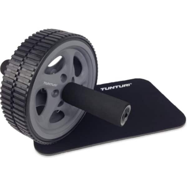 Ab Roller - Buikspierwiel - Abroller - Kleur: Zwart - Buikspieren Trainen - Rugspieren - Home Workout - Armspieren - Fitness Apparaten voor Thuis - Niet Elektrisch - Rebound Wheel - Full Body - Krachttraining - Buikspiertrainer - Hoge Kwaliteit