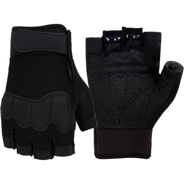 Ademend Gewichtheffen Handschoenen - Volledige Polsondersteuning - Halve Vingerontwerp voor Gym Training - Fietsen - Crossfit Workouts - Maat Medium