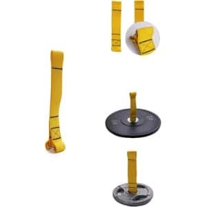 Arm Wrestling Training Belt voor Pols - Voorarm en Biceps - Multifunctioneel Fitnessapparaat voor Thuis - Compatibel met 2.5 cm en 5 cm Halterschijven - Voor Krachttraining en Spieropbouw