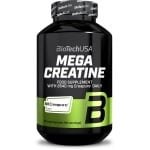BioTechUSA Mega Creatine | Creapure® creatinemonohydraat | Capsules met hoge absorptie | Lactose- en glutenvrij | 60-daagse levering | Ideaal voor sporters en actieve volwassenen | 120 megacapsules