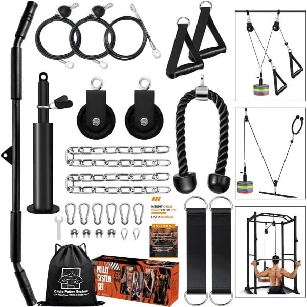 DIY Kabelkatrol Systeem voor Krachttraining Thuis - Arm, Biceps, Triceps en Rug