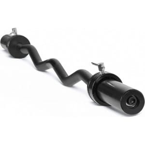 EZ Curl Olympische Stang voor Krachttraining - 119 cm Zwart