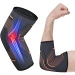 Elbow Support - 1 Pcs Adjustable Elbow Bandage - Elastisch Ademend Elbow Compressie Mouw - Anti-Zweet Compressie Elbow Brace voor Gewichtheffen - Krachttraining - Golfer - Tennis - Elleboogpijn
