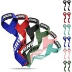 Encore Grips® Hulpmiddelen voor krachttraining, fitness, bodybuilding (neopreen gevoerd), gewichtheffen, krachtsport, lifting straps, gewichttraining voor vrouwen en mannen, polsbanden