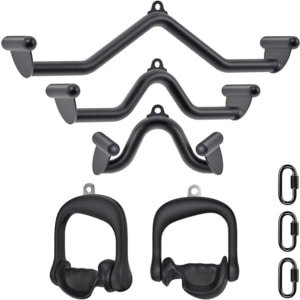 Ergonomische LAT Pull Down Bars voor Thuis Gym - Heavy Duty Stalen Tubing voor Triceps en Rug Krachttraining