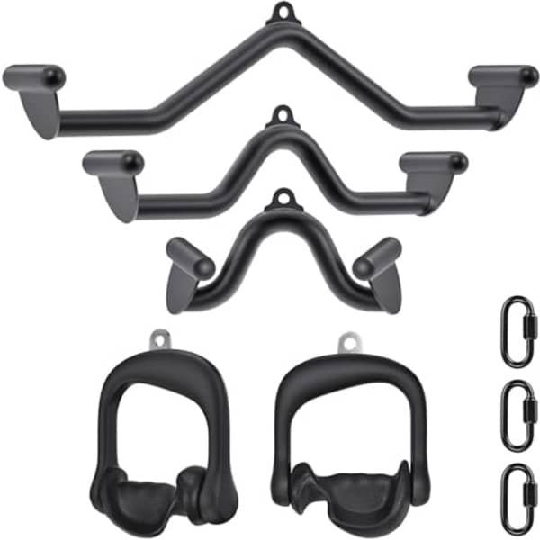 Ergonomische LAT Pull Down Bars voor Thuis Gym - Heavy Duty Stalen Tubing voor Triceps en Rug Krachttraining