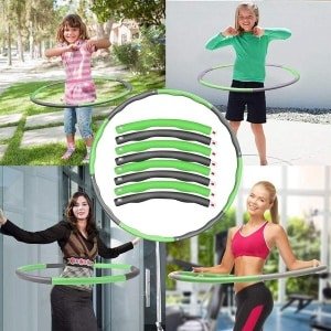 Fitness Hula Hoop voor Cardio en Kern Spier Training, Gewicht, 6/7/8 Secties, Verbeter Je Taille