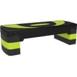 Fitness Step - Stepper - Aerobic Step - Stepbank - In Hoogte Verstelbaar 10-20 cm - Antislip - Stepper Fitness - Fitnessstep - voor Thuis of op Kantoor - voor Revalidatie en Krachttraining - Groen