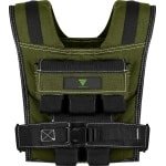 GRAVITY Gewichtsvest 10 KG voor CrossFit & Fitness - Tactical Vest & Trainingsvest - Verstelbaar in Gewichten - Groen