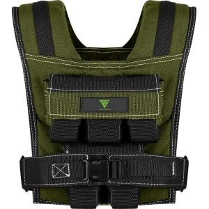 GRAVITY Gewichtsvest 10 KG voor CrossFit & Fitness - Tactical Vest & Trainingsvest - Verstelbaar in Gewichten - Groen