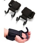 Gewichthefhaken - Zwaar uitgevoerde polsbandjes voor tillen - voor krachttraining grip pads - trainingsbandjes voor gewichtheffen - 2 stuks