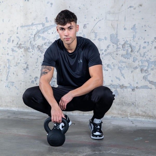 Gietijzeren Kettlebell 20 kg voor Krachttraining en Fitness