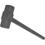 Gorilla Sports Gewichthamer - Sledge Hammer - Fitnesshamer - Crossfit - Gietijzer met rubber coating - 8 kg