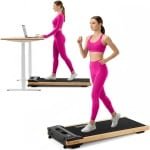 Gymtek® Loopband - Walking Pad - Wandelband voor Onder het Bureau - Inklapbaar - tot 8 km/h - Antislip - tot 110 kg - 2.5 HP - Bluetooth - XT250