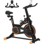 HOMCOM Hometrainer - Staal - 103x48x115cm - Oranje