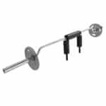 Halterstang - Lange Halterstang - 221 cm Lengte - 315 kg Draagvermogen - Staal - Voor Krachttraining