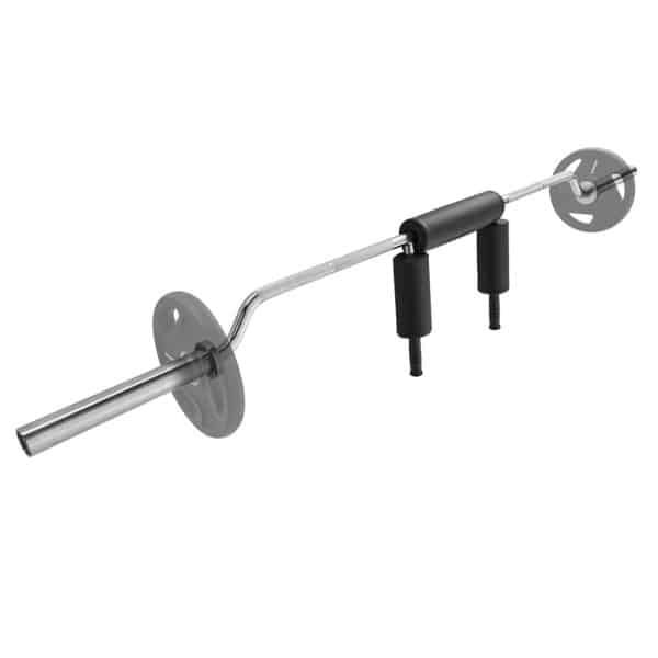 Halterstang - Lange Halterstang - 221 cm Lengte - 315 kg Draagvermogen - Staal - Voor Krachttraining