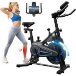 Hometrainer, Appartementsfiets, Trainingsfiets, Binnenfiets, Vliegwiel 12KG, Magnetische instelbare weerstand voor thuisgebruik - Formill QK116C