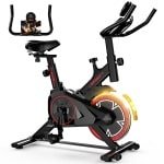 Hometrainer, Trainingsfiets, Stille Binnenfiets met LCD-scherm, 10KG Vliegwiel - Appartementsfiets met Instelbare Weerstand - Formill QK101