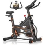 Hometrainer met Magnetische Weerstand en LCD-Monitor - Fitnessfiets voor Cardiotraining tot 160 kg