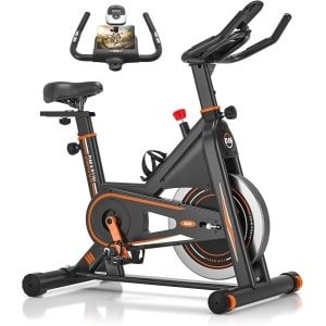 Hometrainer met Magnetische Weerstand en LCD-Monitor - Fitnessfiets voor Cardiotraining tot 160 kg