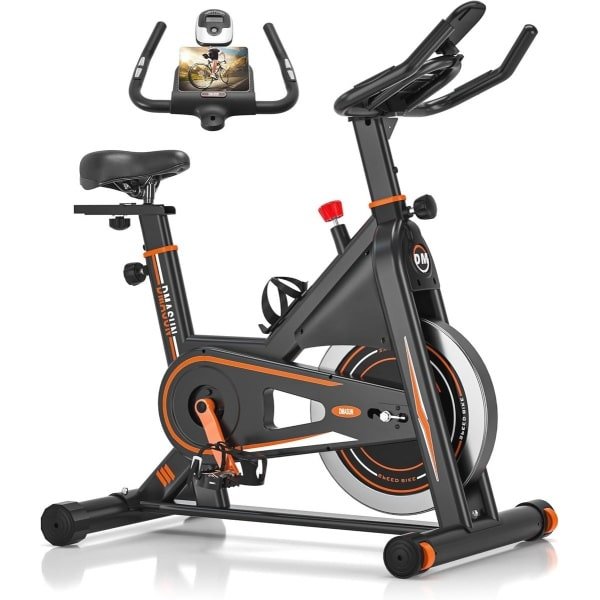 Hometrainer met Magnetische Weerstand en LCD-Monitor - Fitnessfiets voor Cardiotraining tot 160 kg