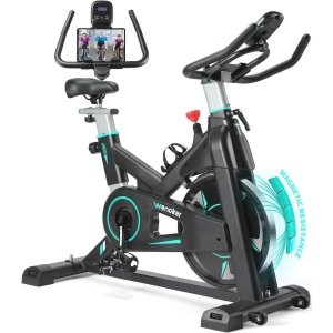Hometrainer met Verstelbare Magnetische Weerstand en Digitale Monitor voor Comfortabel Thuis Fietsen