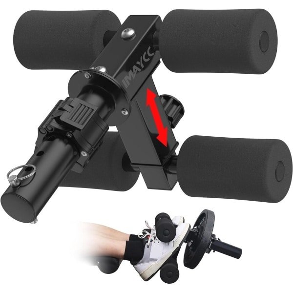 IMAYCC Tib Bar Verstelbare Tibialis Anterior Trainingsapparaat Tibialis Trainer Verstelbaar voor kuitspieren, scheenbeen / enkels krachttraining Geschikt voor Olympische gewichtsplaten van 5 cm