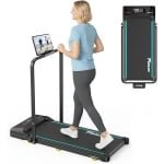 Inklapbare 3-in-1 Loopband voor Thuis - Stil & Plat, Geschikt tot 120 kg, Ideaal voor Bureaugebruik, Senioren en Revalidatie