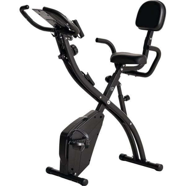 Inklapbare Hometrainer met LCD-display en Weerstandstanden - Cardio Fitness Bike