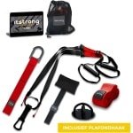 Itstrong TRX Suspension Trainer - TRX Resistance Band - Calisthenics Weerstandsbanden - Fitness - Crossfit - Met Plafondhaak