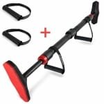 JOGYM Pull Up Bar - Deur - Zonder Boren - Pull Up Station - Dip Bars - Optrekstang - Krachttraining - Thuis Sporten - Inclusief Handvaten - tot 200 KG