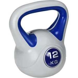 Kettlebell - 12 kg - Kugelhantel Voor Krachttraining - Bodembeschermend - Metaal - Blauw