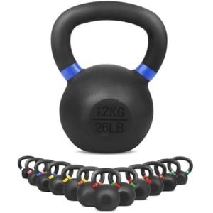 Kettlebell voor Thuisgebruik - Massief Gietijzer van 4kg tot 32kg - Ideaal voor Krachttraining